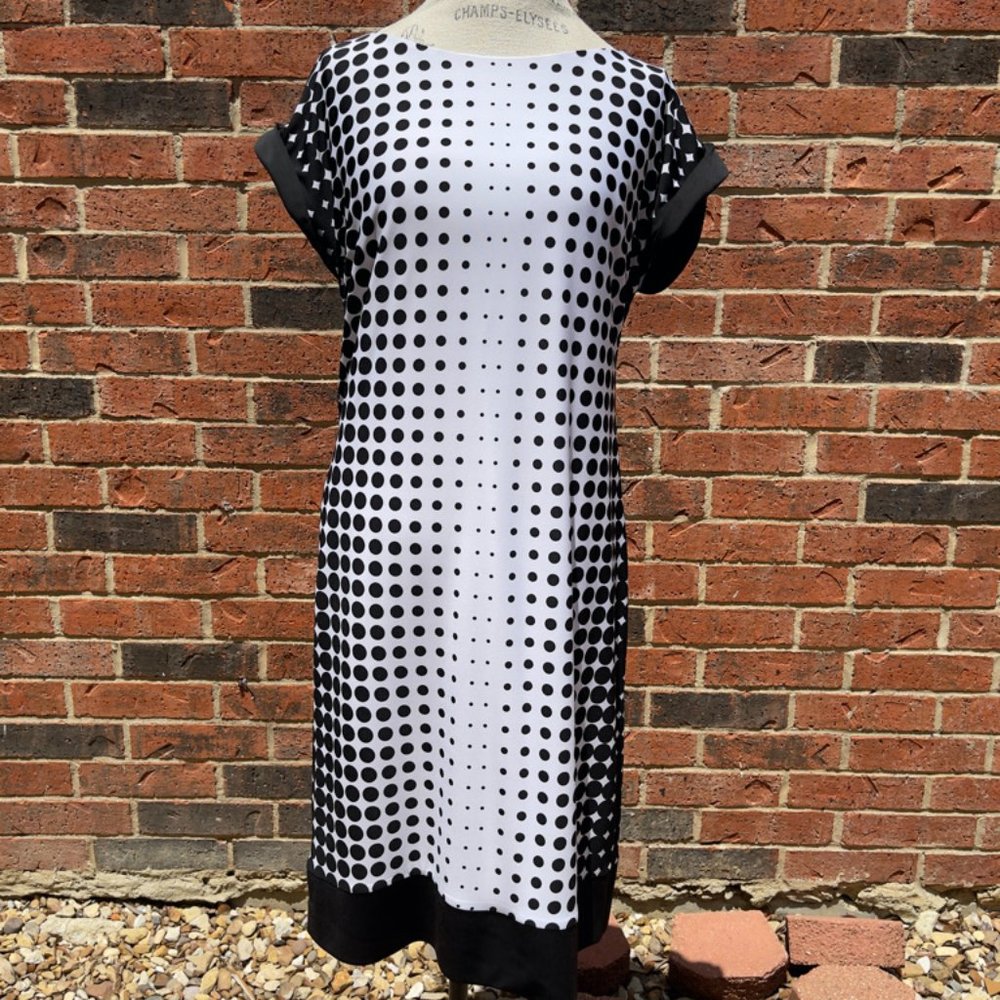 Chico's Polka Dot Dress - Size 1 (8-10)